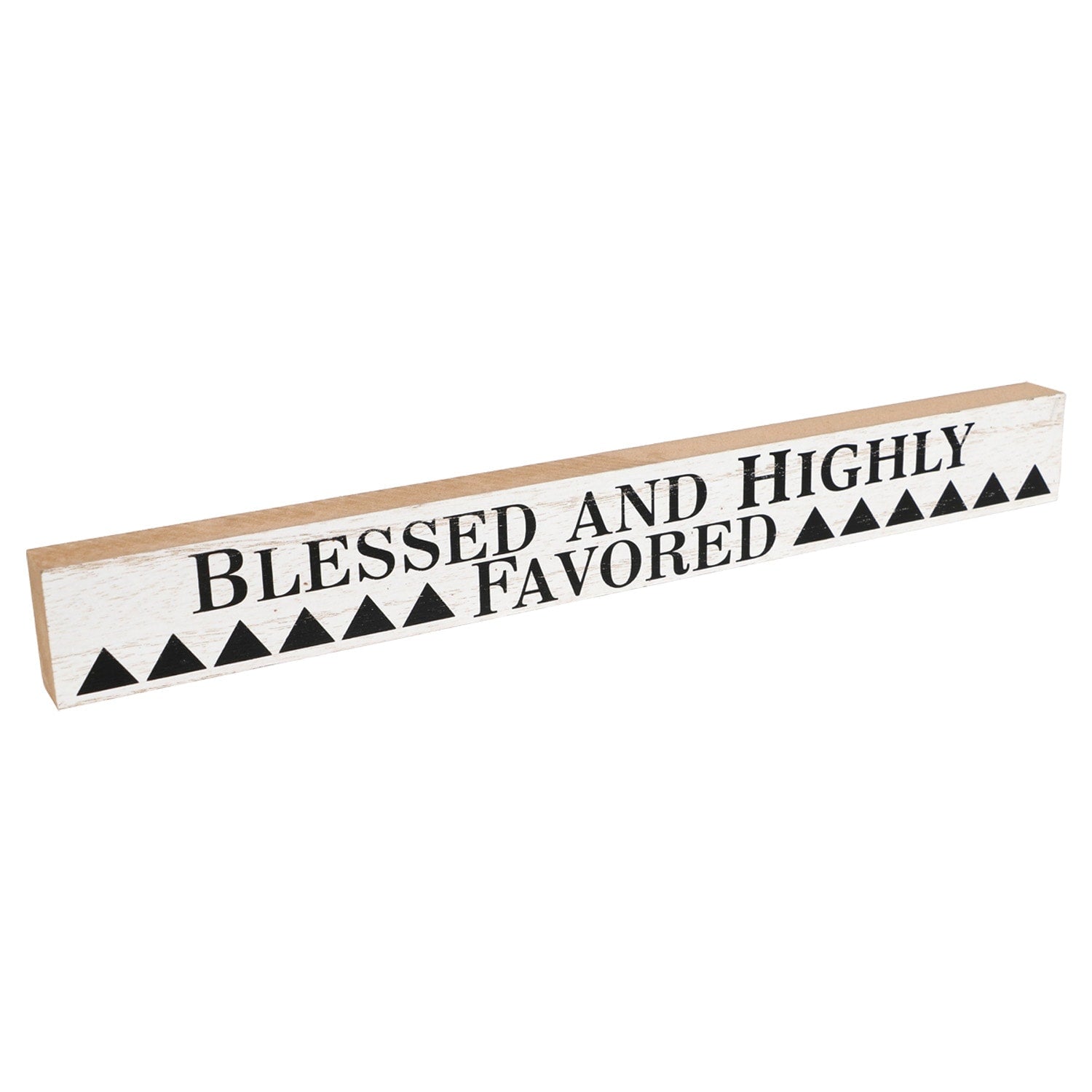 MDF Long Plaques with Sentiments, 18x2x1 in. (Pack of 18)