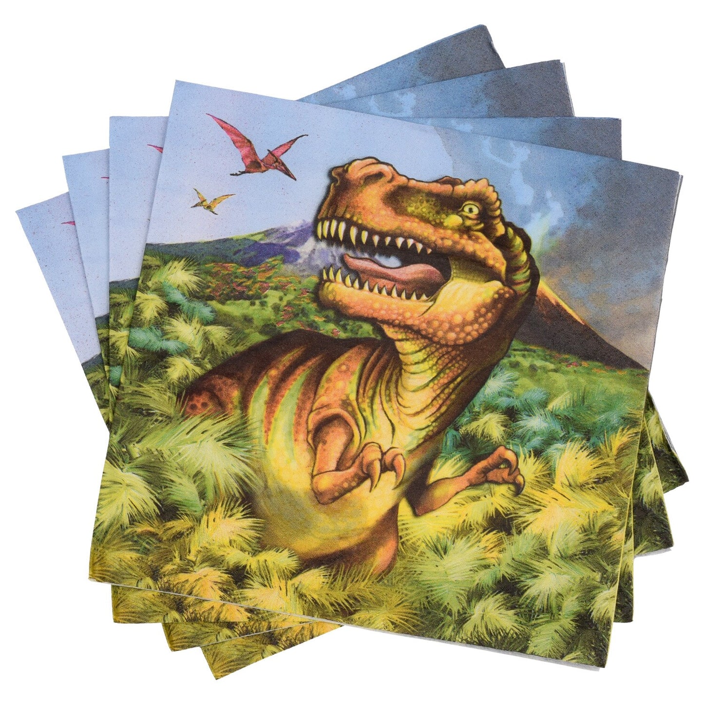 Dinosaur Party 6.5-in. Lunch Napkins, 20-ct. Packs (Pack of 12)