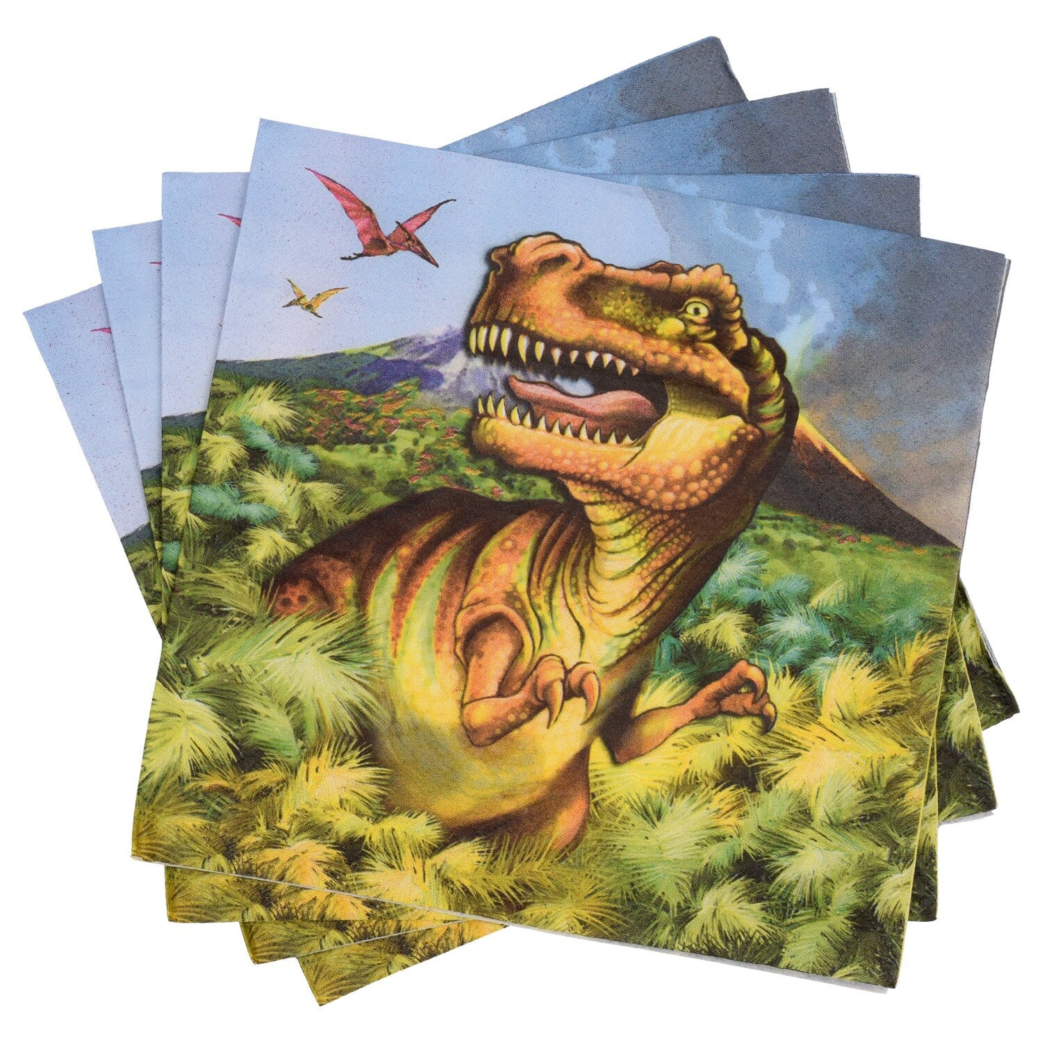 Dinosaur Party 6.5-in. Lunch Napkins, 20-ct. Packs (Pack of 12)