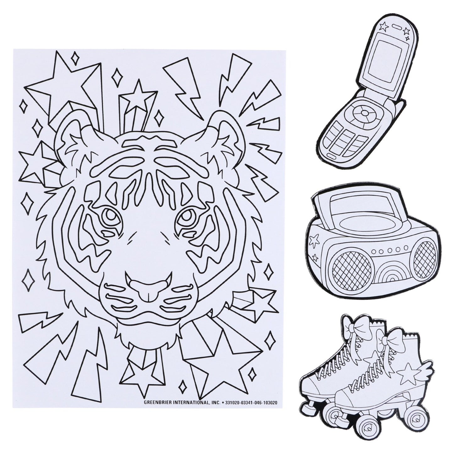 Crafter's Square Color Your Own Magnets, 4-pc. (Pack of 36)