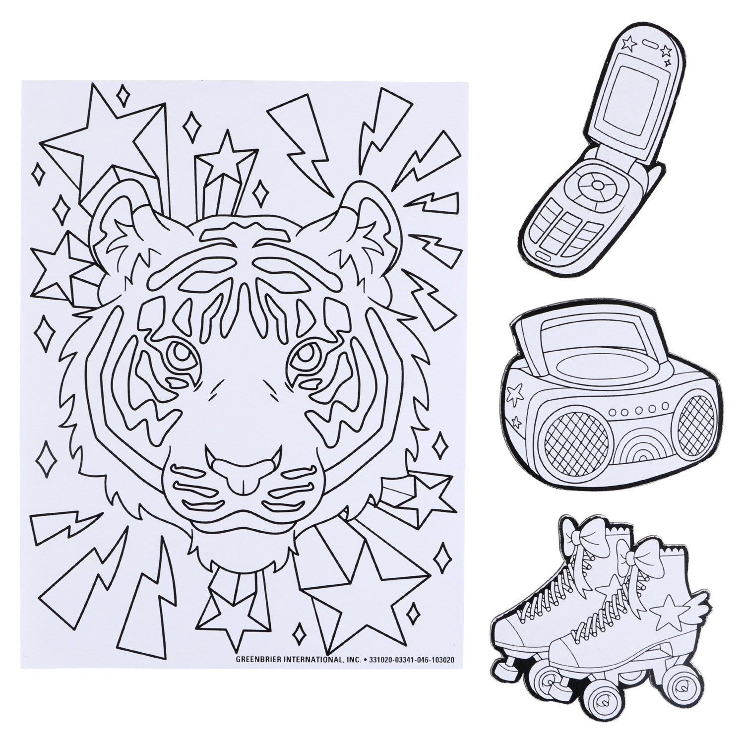 Crafter's Square Color Your Own Magnets, 4-pc. (Pack of 36)