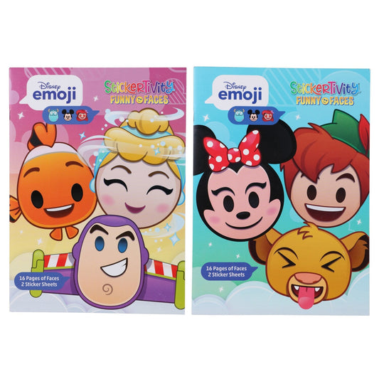 Disney Emoji Stickeractivity Funny Faces Booklets (Pack of 36)