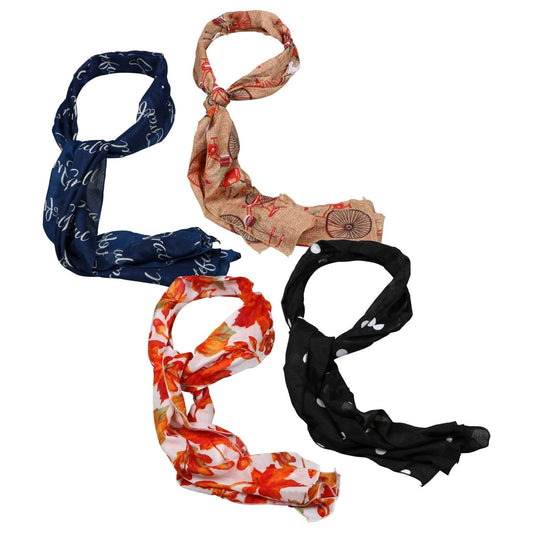 Thin Fall Fashion Scarves, 60x11-in. (Pack of 36)