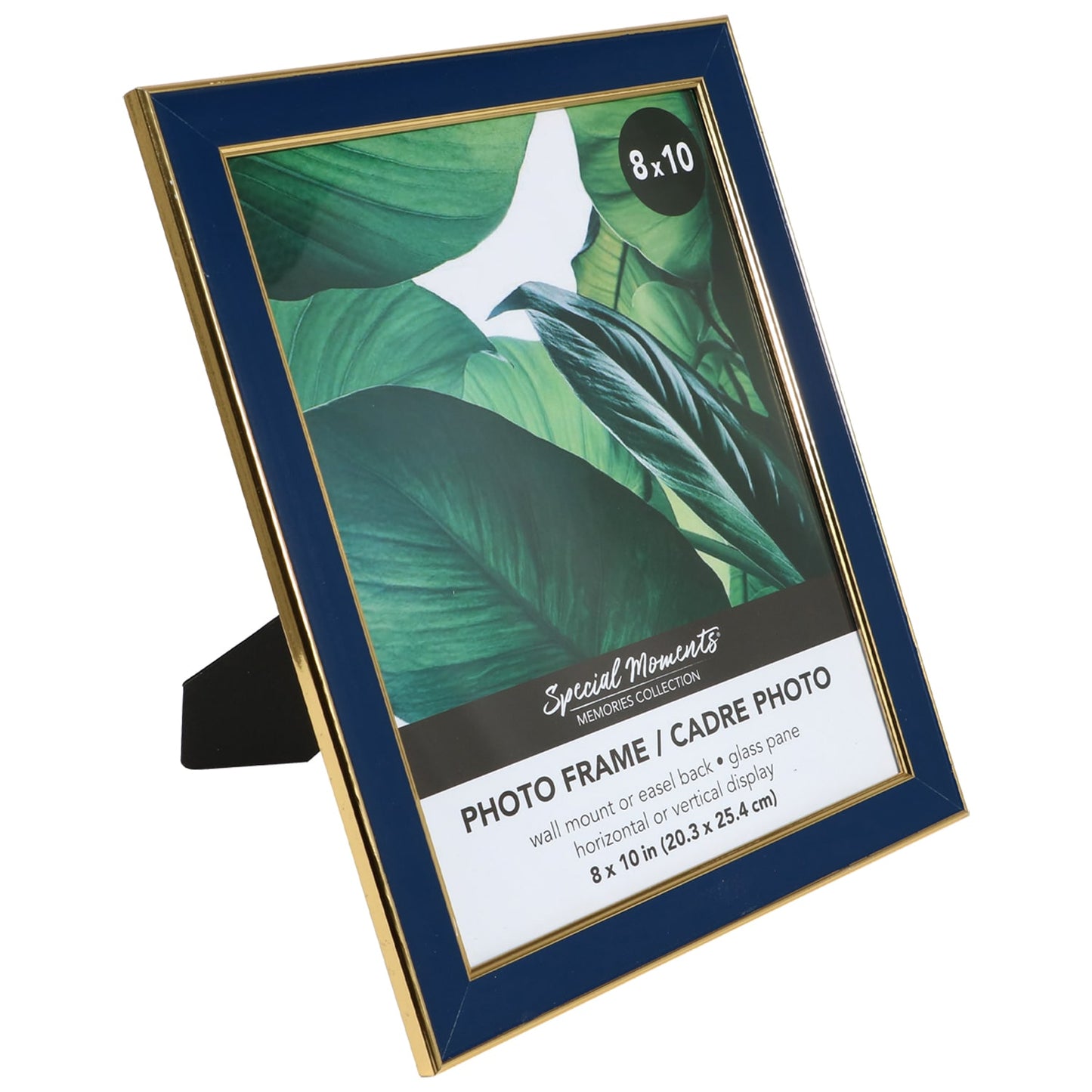 Special Navy and Double Gold Edge Photo Frames, 8x10 in. (Pack of 12)