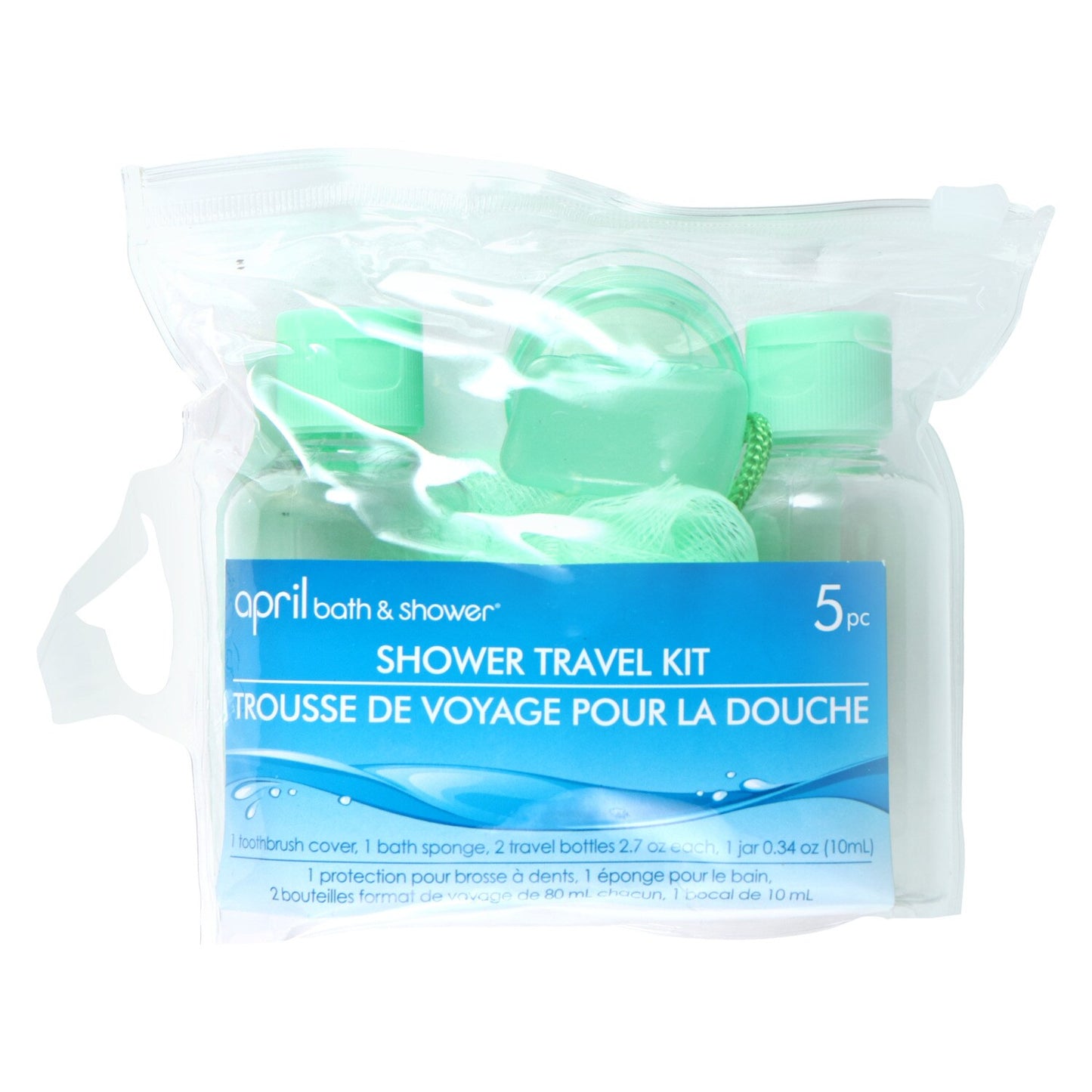 April Bath & Shower Travel Kits, 5-pc. Sets (Pack of 46)