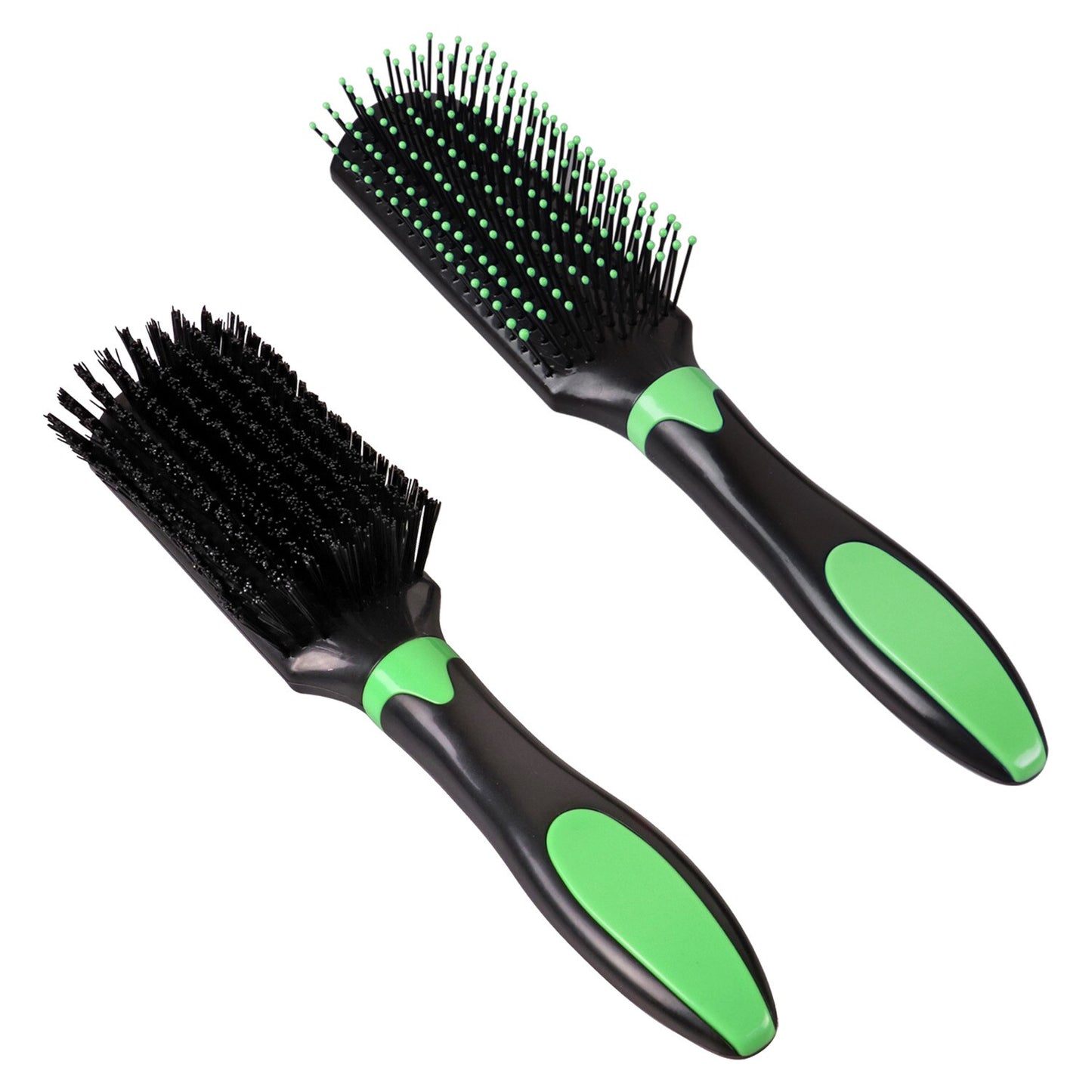 Basic Solutions Colorful Plastic Hair Brushes (Pack of 18)