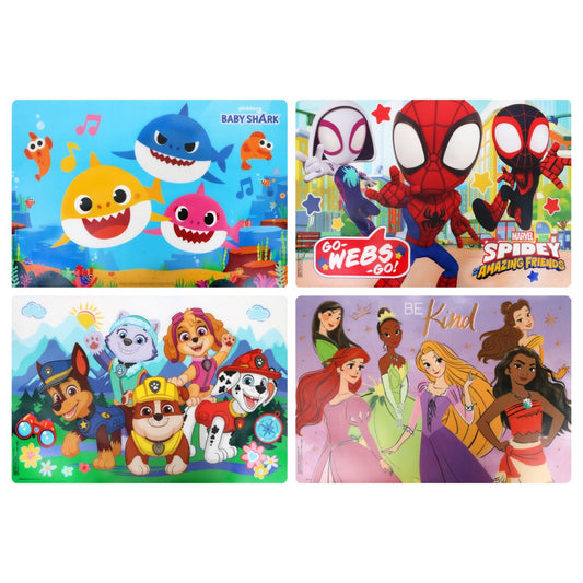 Licensed Character Plastic Placemats, 12x18 in. (Pack of 36)