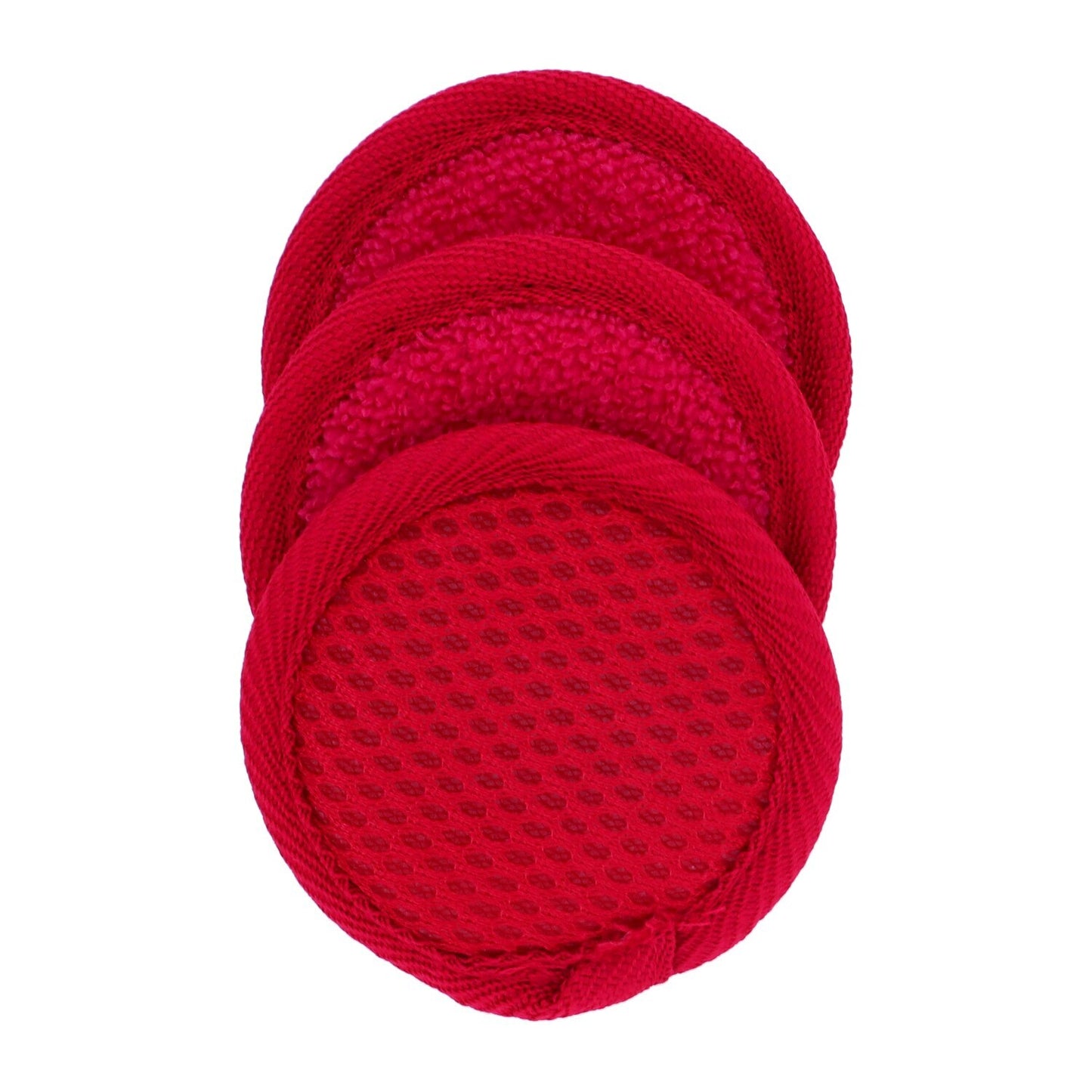 April Bath & Shower Microfiber Spa Facial Scrubbers, 3-ct. (Pack of 24)