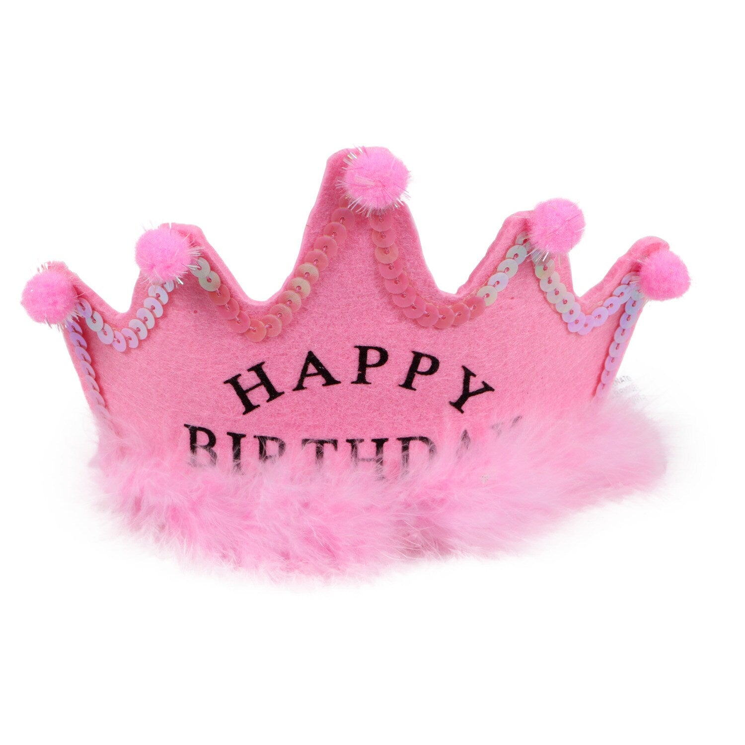 Happy Birthday Princess Headbands (Pack of 48)