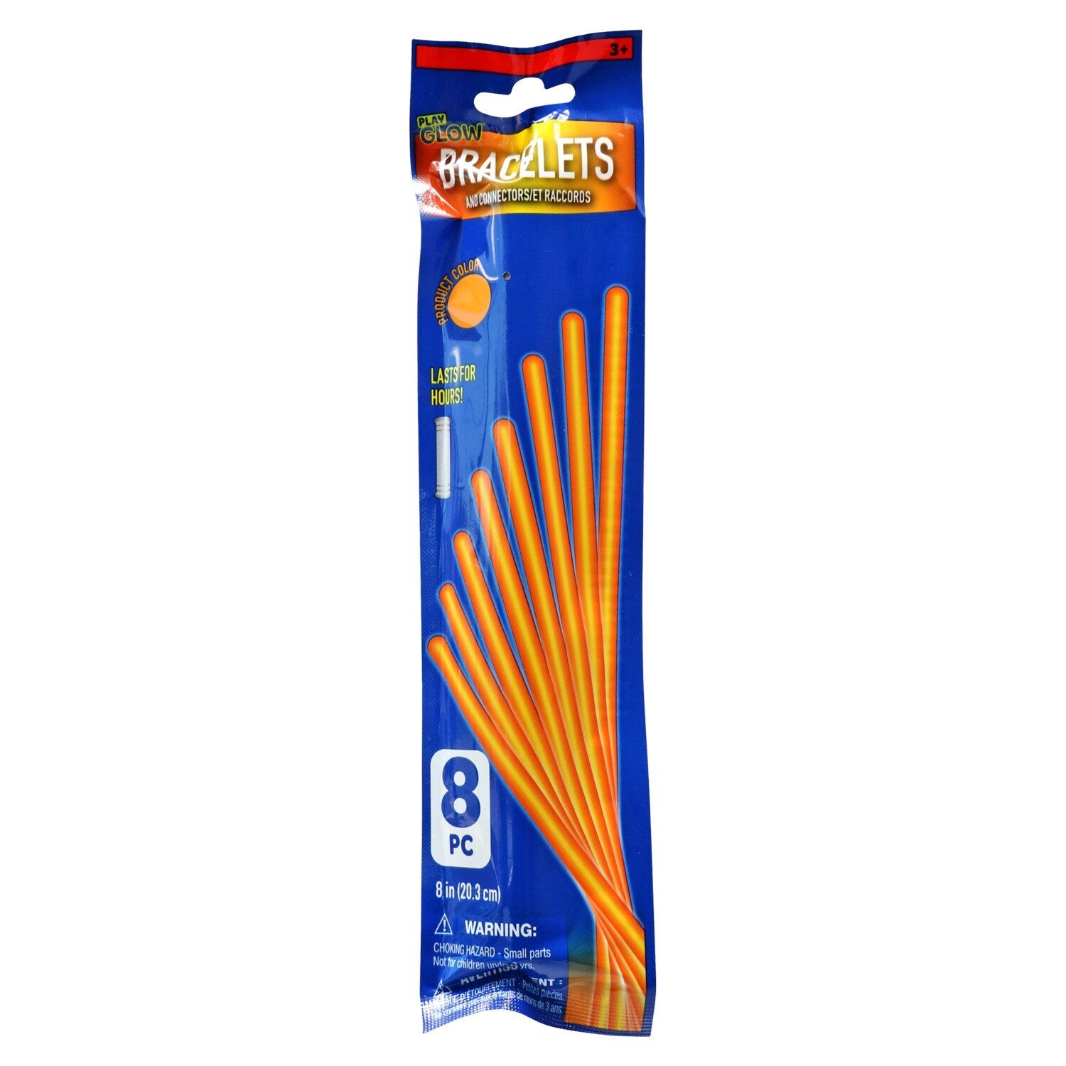 Play Glow Wrapped Mega Glow Bracelets, 8-ct. Packs (Pack of 36)