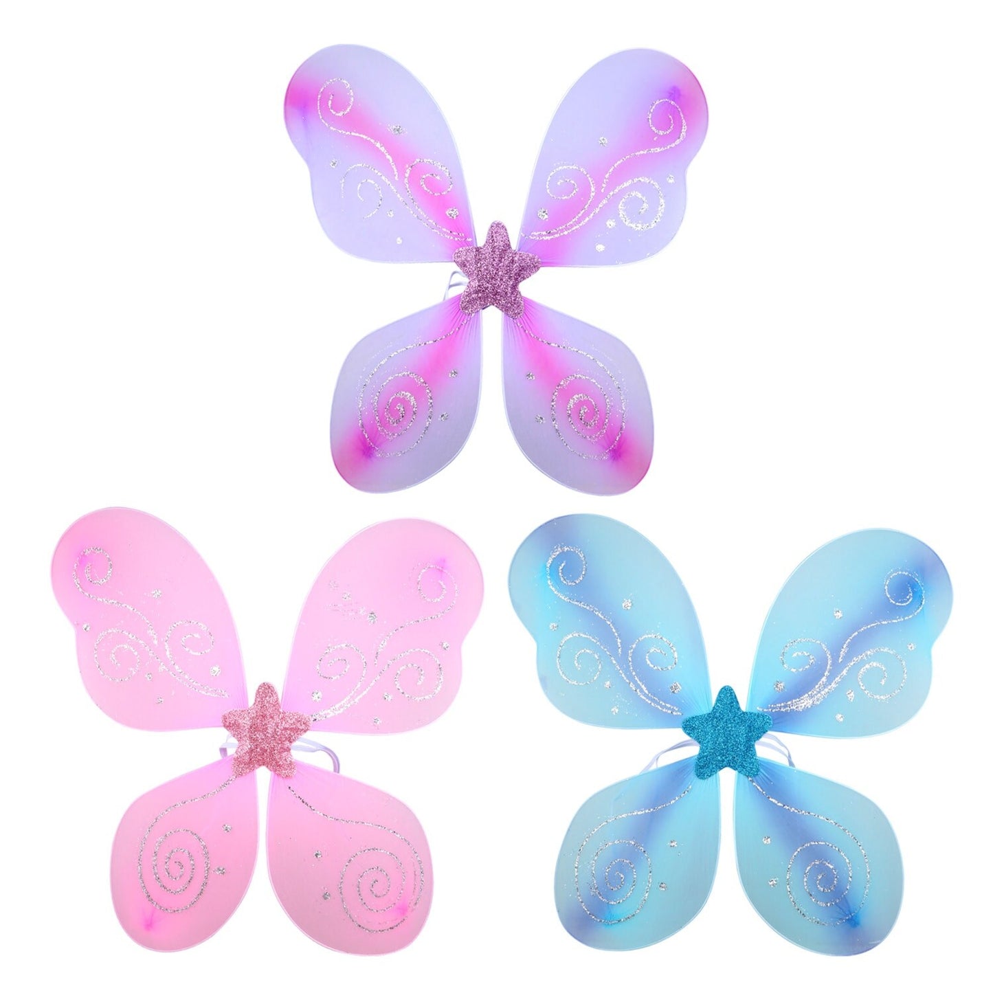 Just Pretending Glitter Wings (Pack of 36)