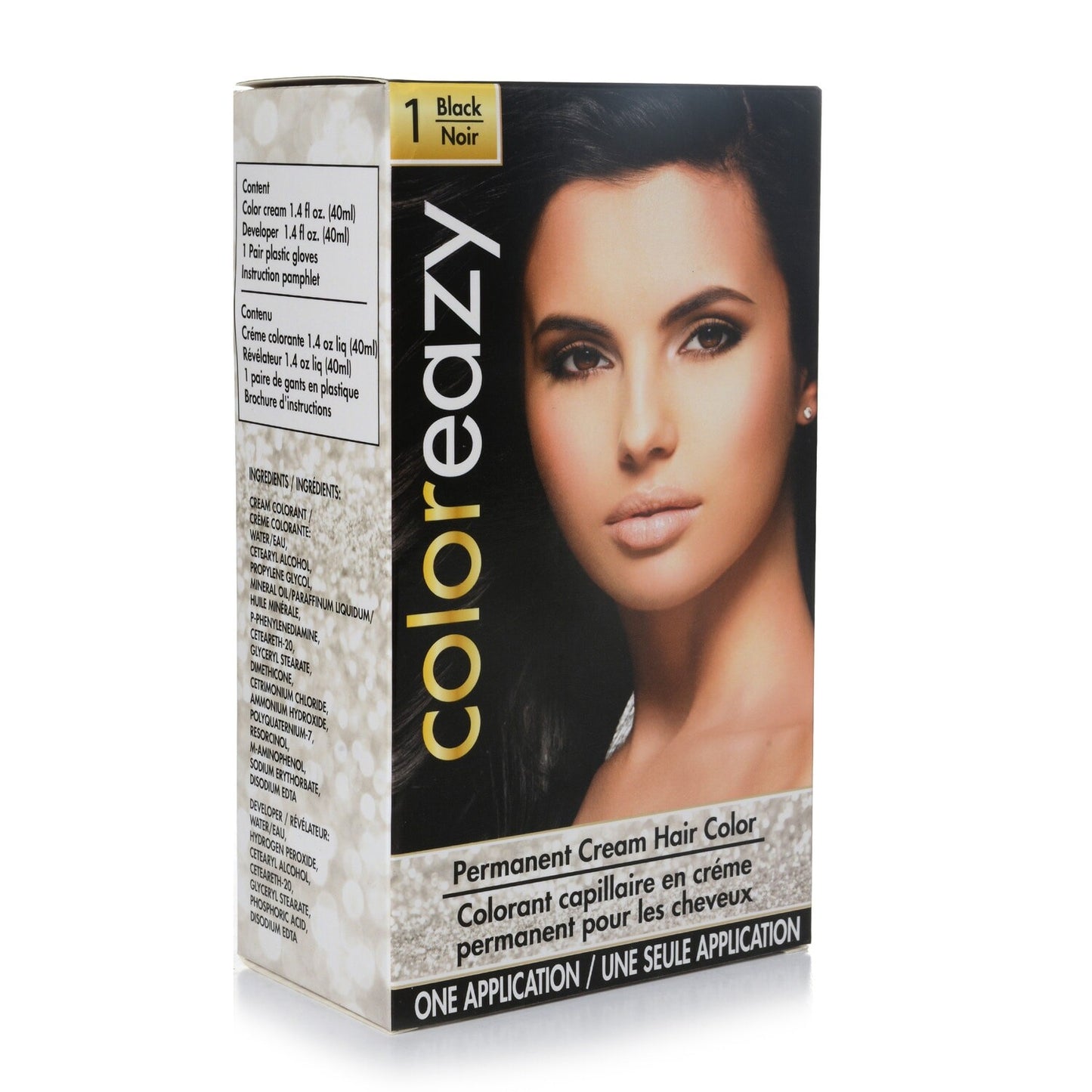 Color Eazy Women’s Black Hair Color (Pack of 12)