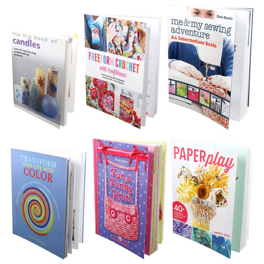 DIY Home Decor Assorted Books (Pack of 24)