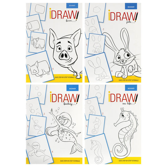 iDraw Begtinner Series Instructional Books, (Pack of 24)
