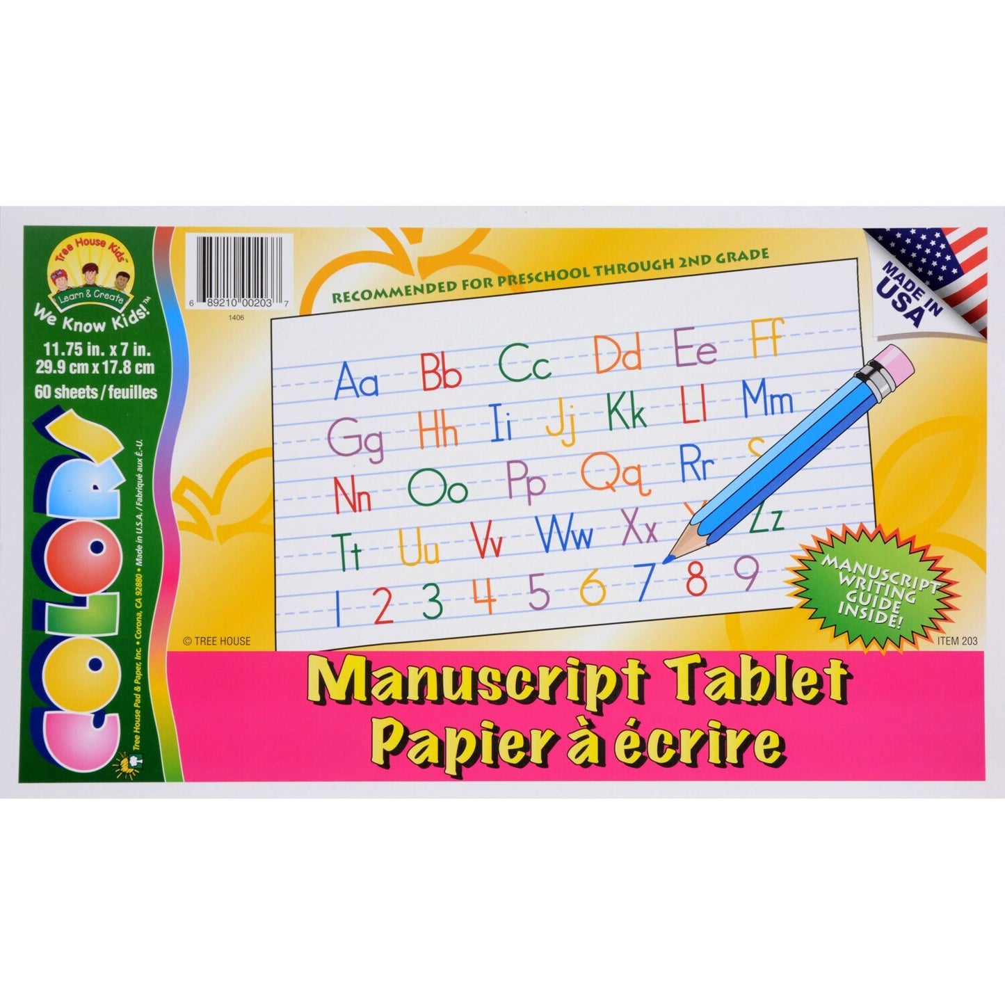 Manuscript Tablets, 60-sheet (Pack of 6)