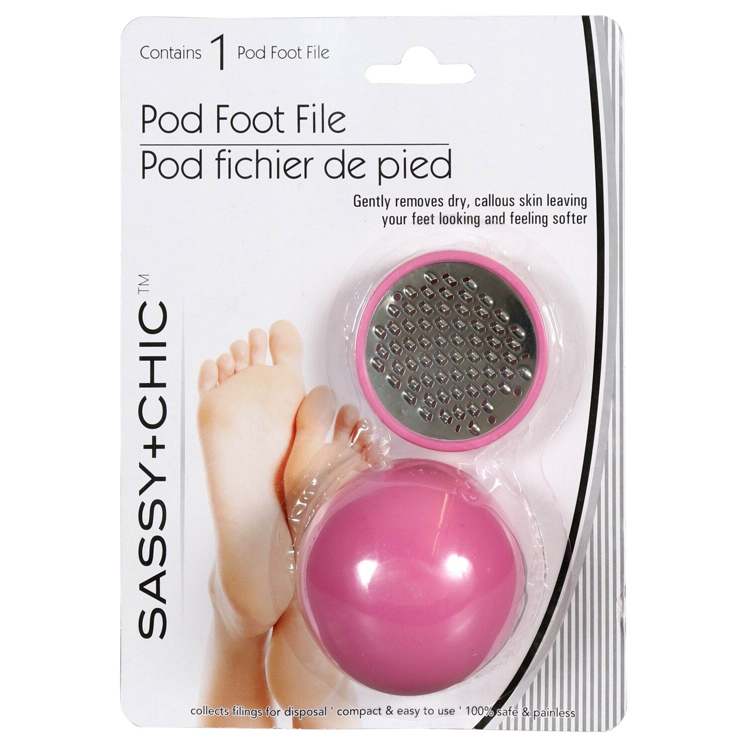 Pod Foot Files with Finishing Pads (Pack of 4)
