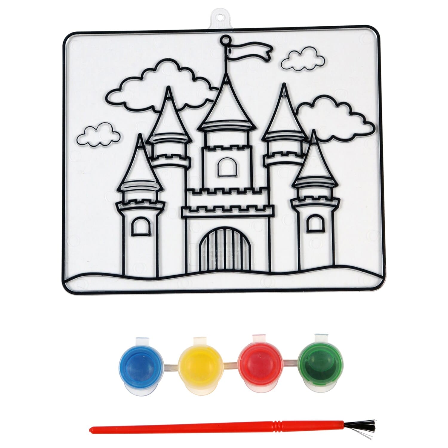 Suncatcher Paint Sets with Brushes, 5.625x4.75 in. (Pack of 36)