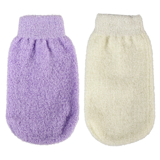 April Bath & Shower Coconut Infused Exfoliating Bath Mitts (Pack of 24)