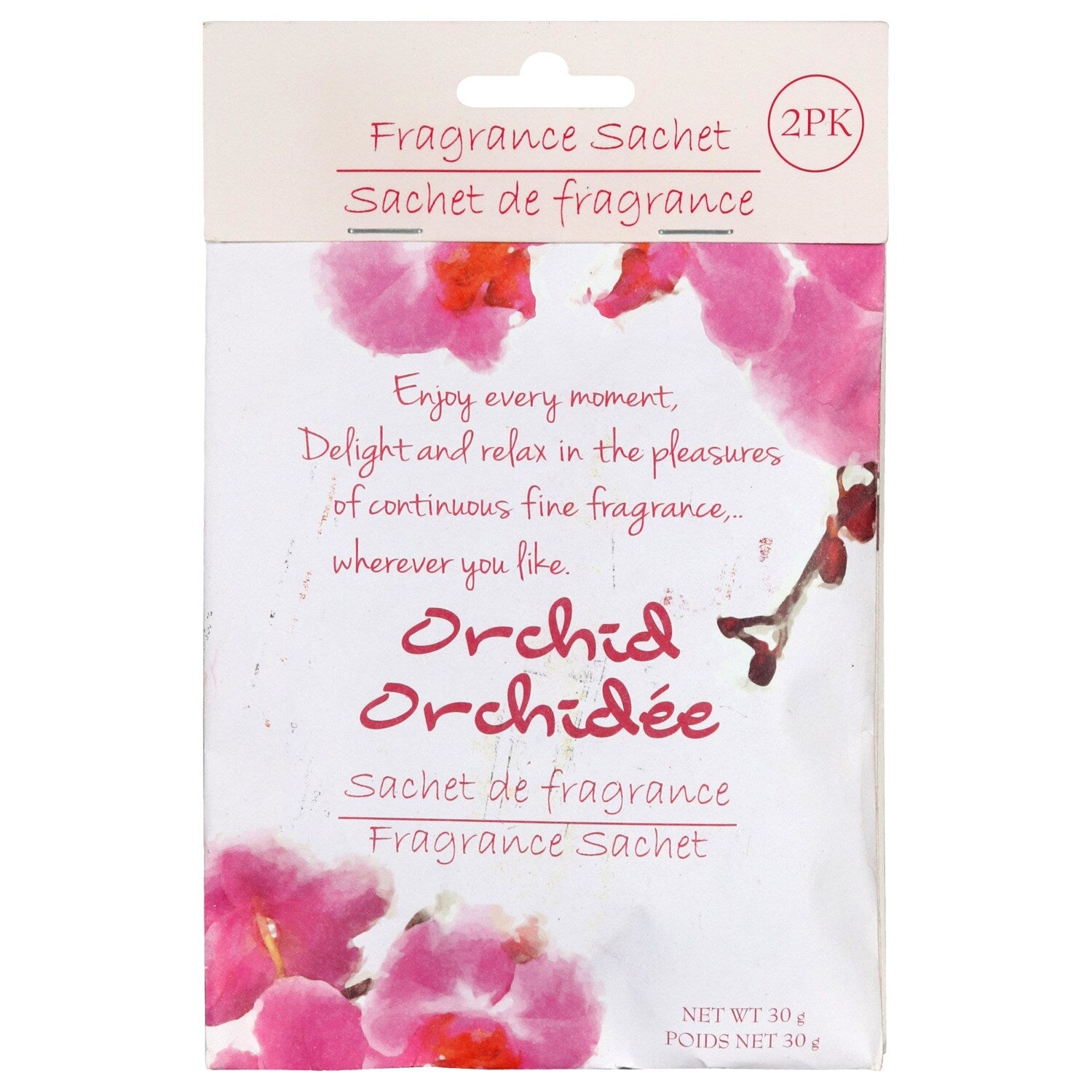 Orchid Scented Fragrance Sachets, 2-ct. Packs (Pack of 14)