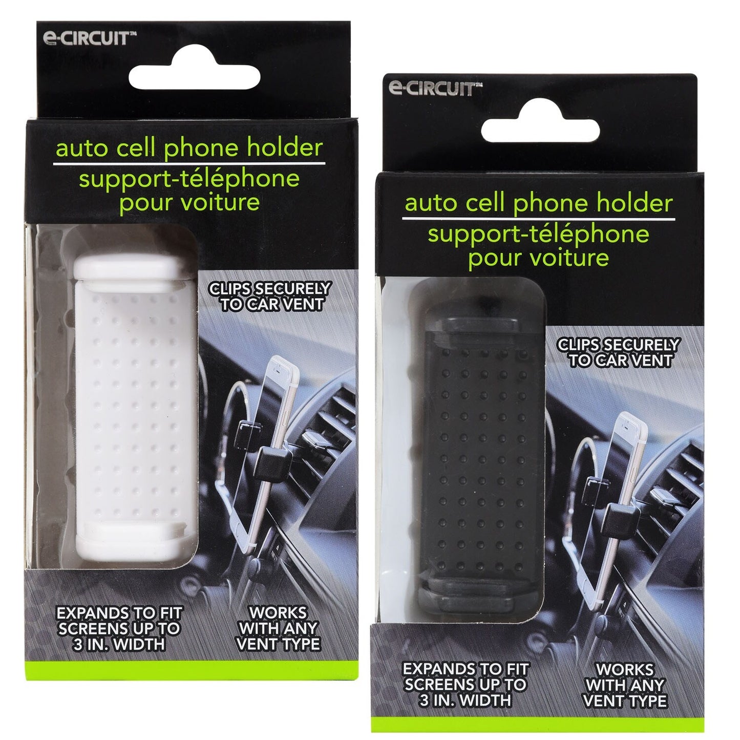 E-Circuit Auto Cell Phone Holders (Pack of 24)