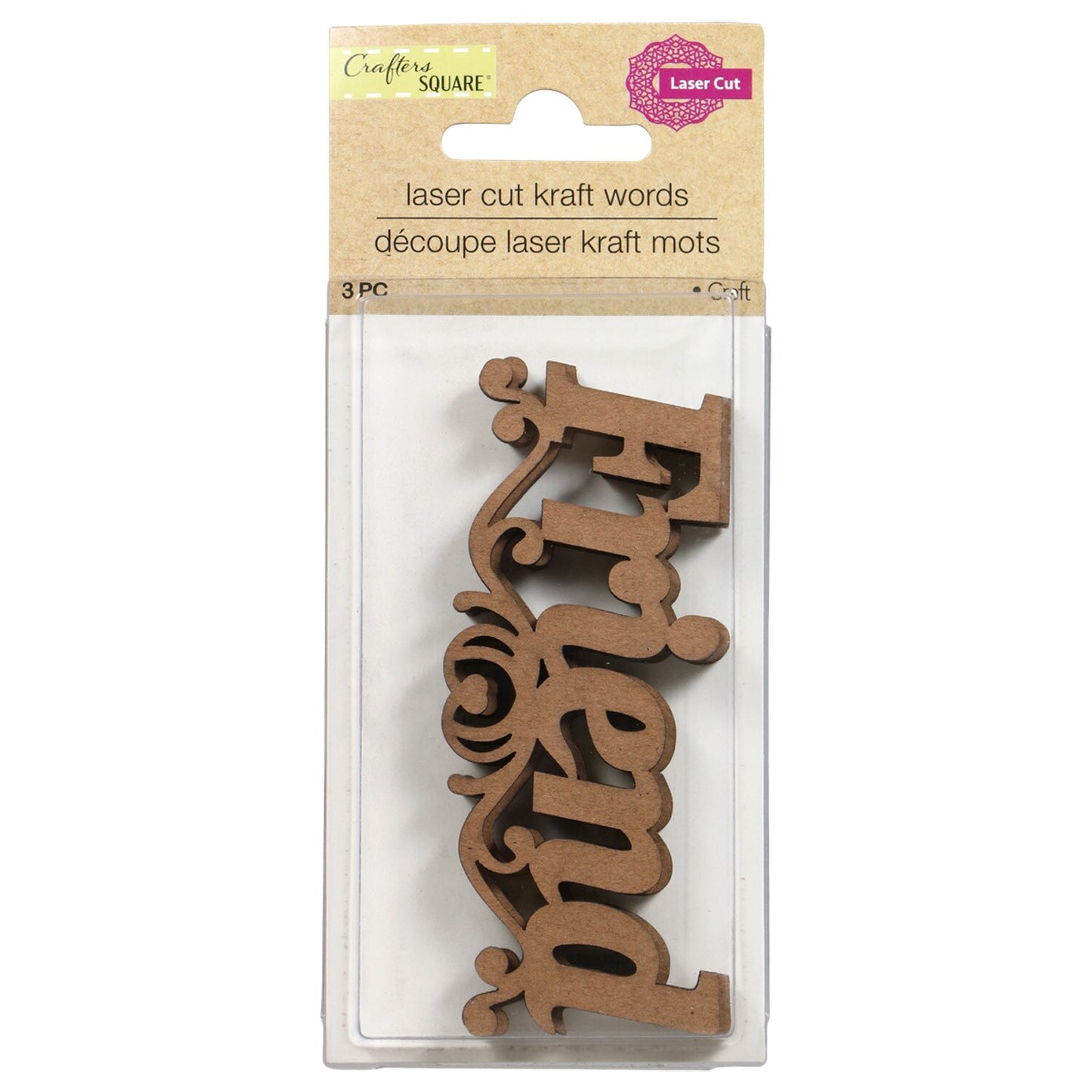 Crafter's Square Laser Cut Craft Friendship Words (Pack of 36)