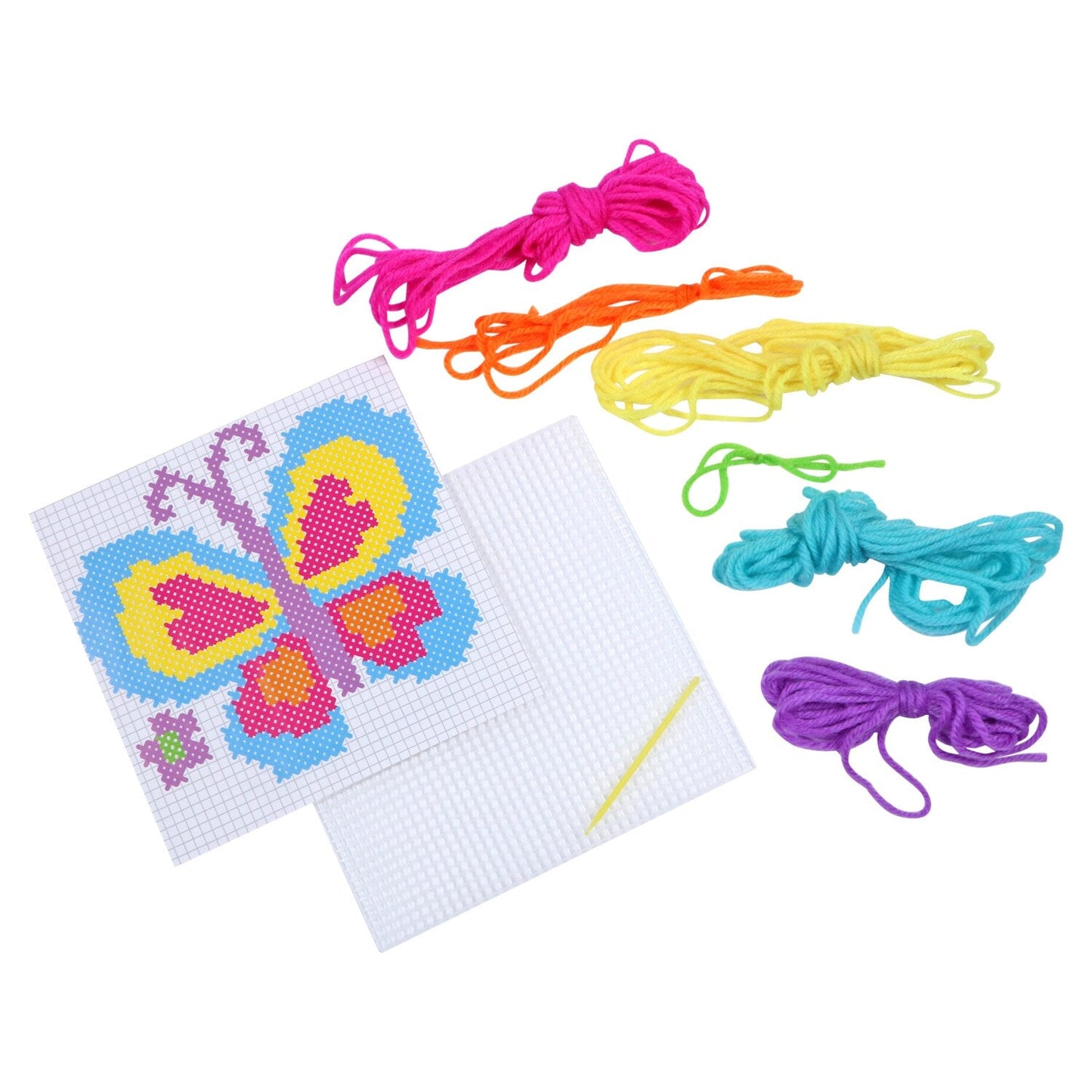 Creative Kids Colorful Cross Stitch Kits (Pack of 36)