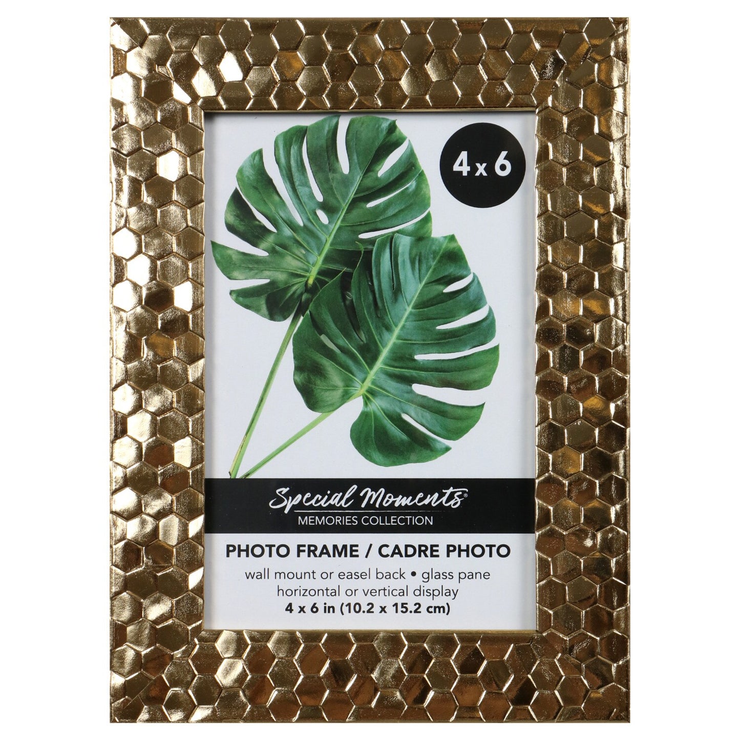 Special Gold Honeycomb Picture Frames, 4x6-in. (Pack of 12)
