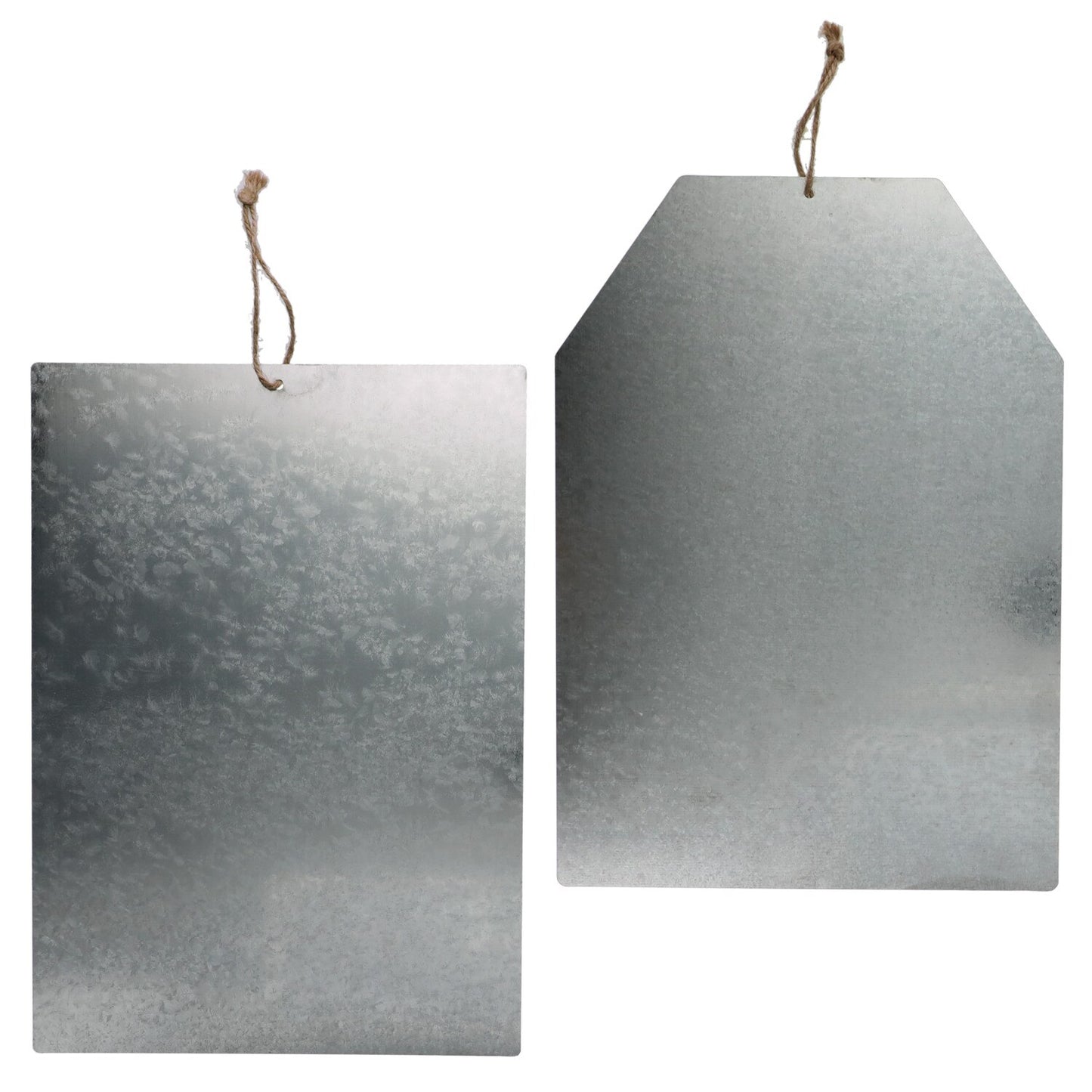Galvanized Metal Tags, 10x14 in. (Pack of 12)