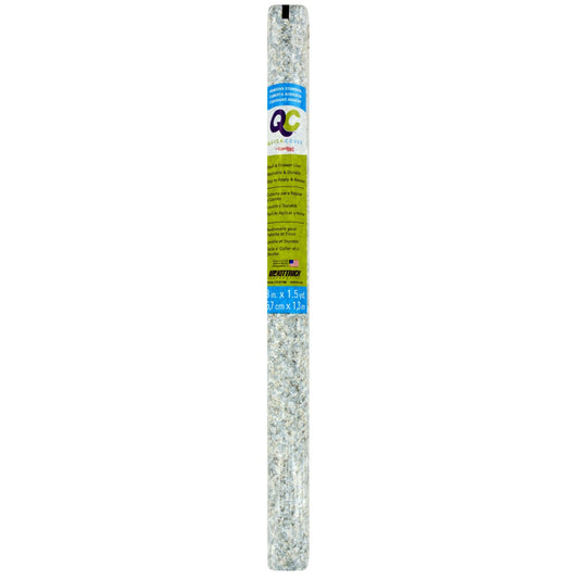 QC Con-Tact Gray Granite Self-Adhesive Shelf Liners, 54x18-in. (Pack of 16)