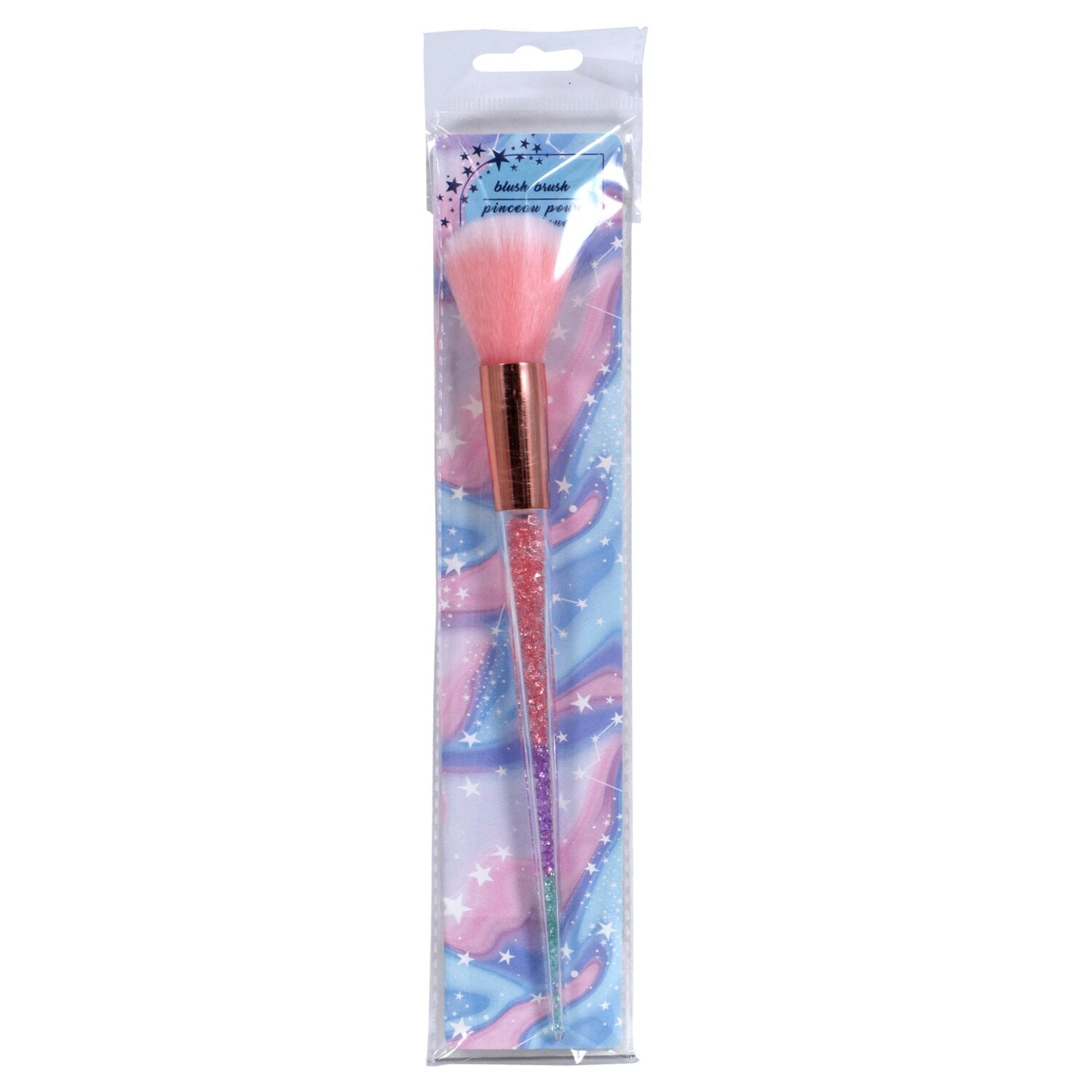 Assorted Makeup Brushes with Colored Crystal Handles (Pack of 36)