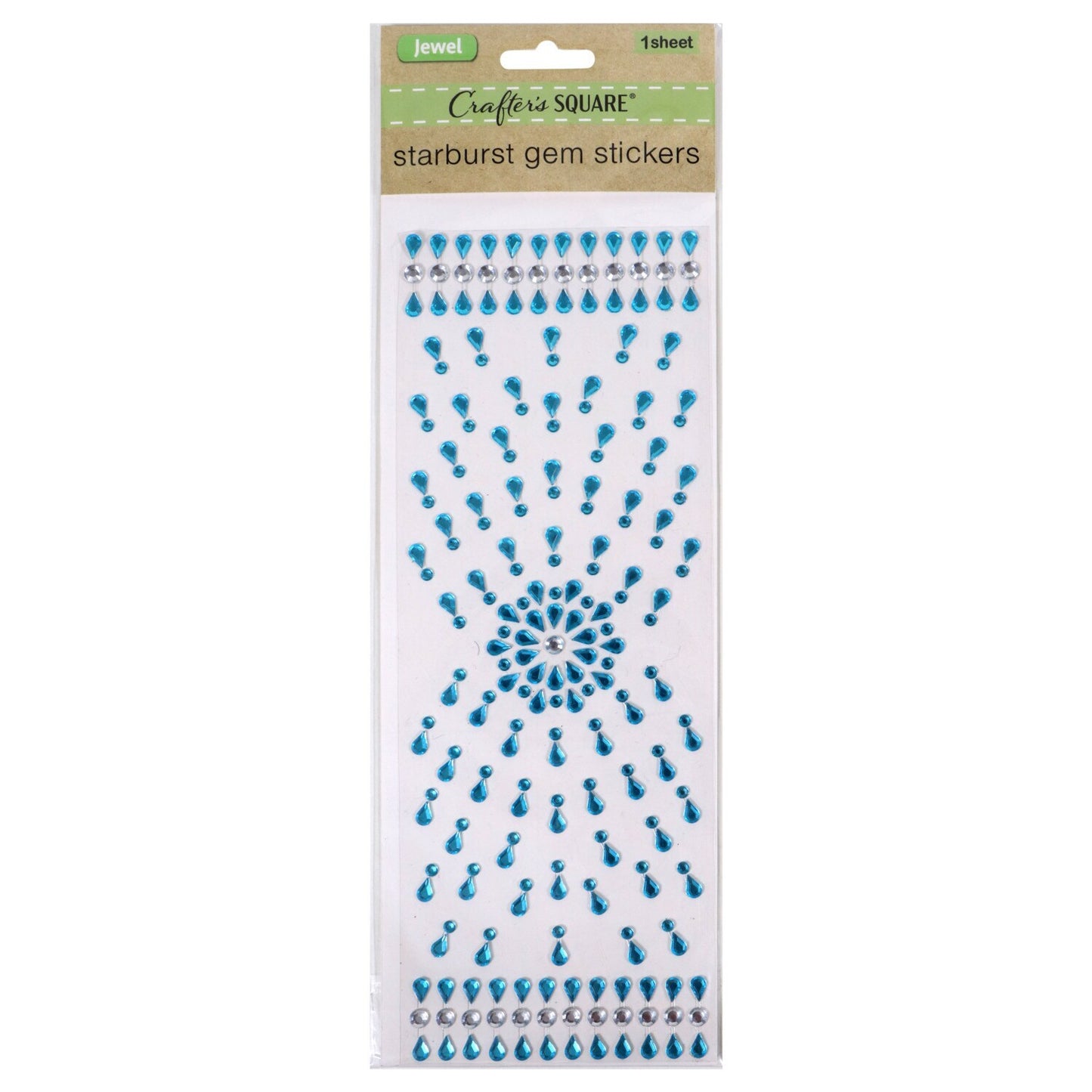 Crafter's Square Starburst Gem Stickers (Pack of 36)