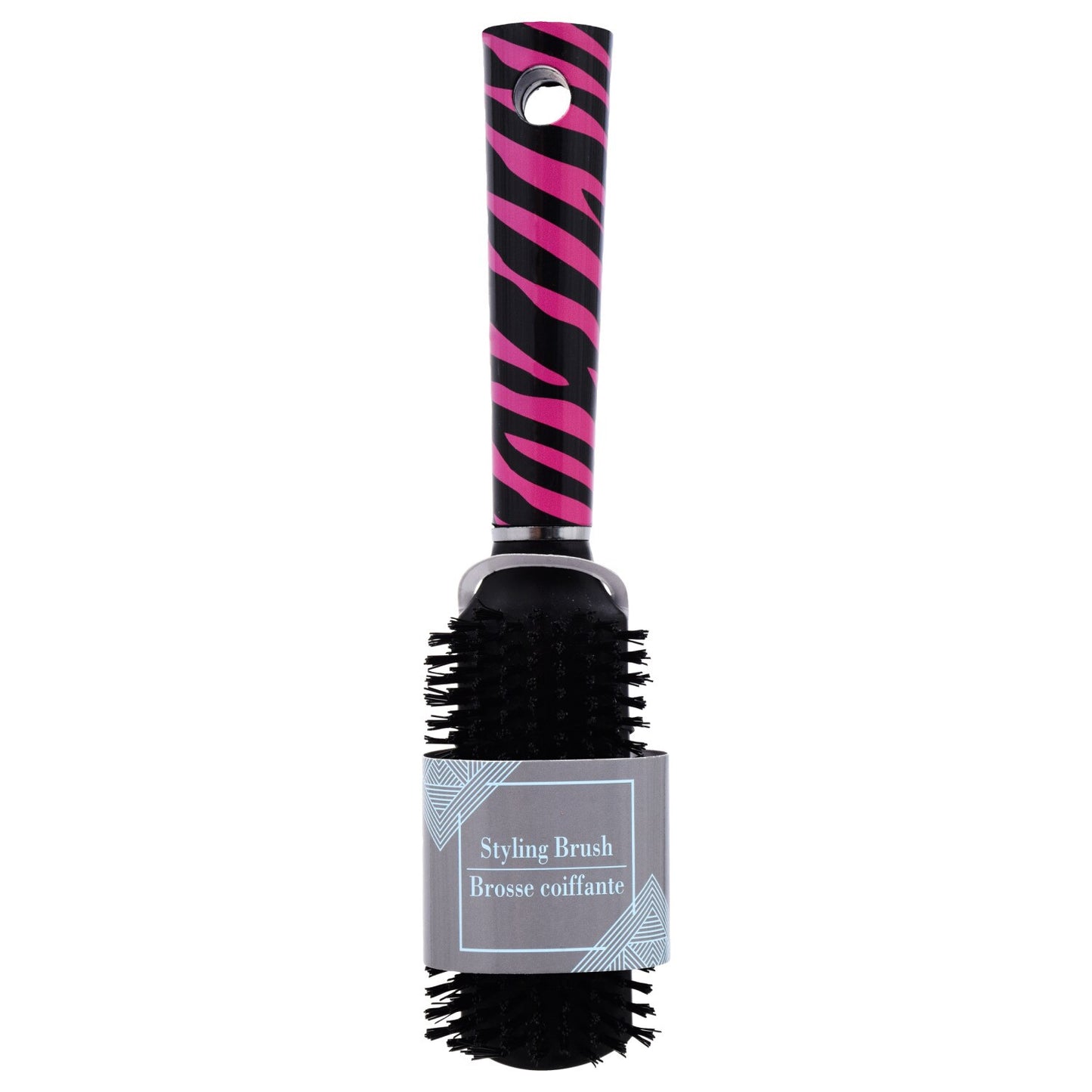 Animal Printed Plastic Hair Brushes, 8.375 in. (Pack of 24)