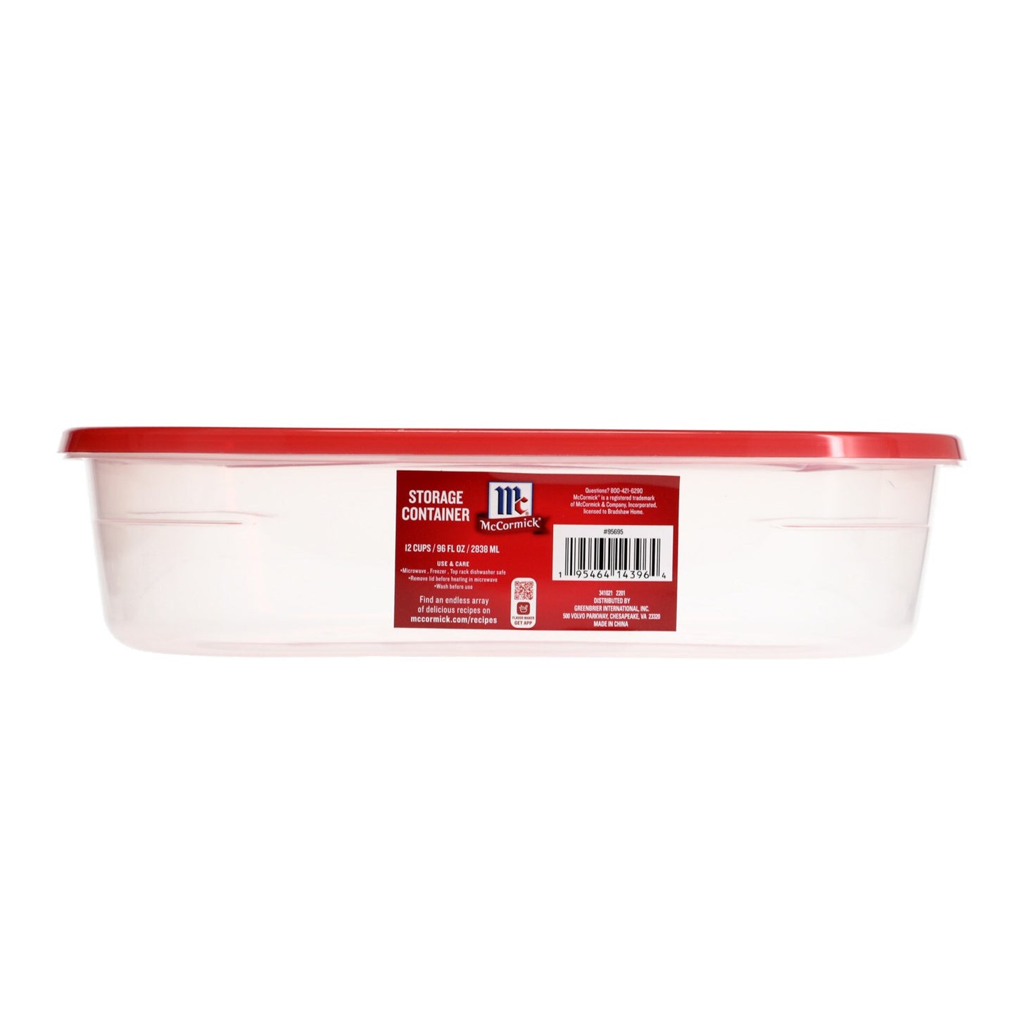 McCormick Rectangular 12 Cups Storage Containers (Pack of 24)