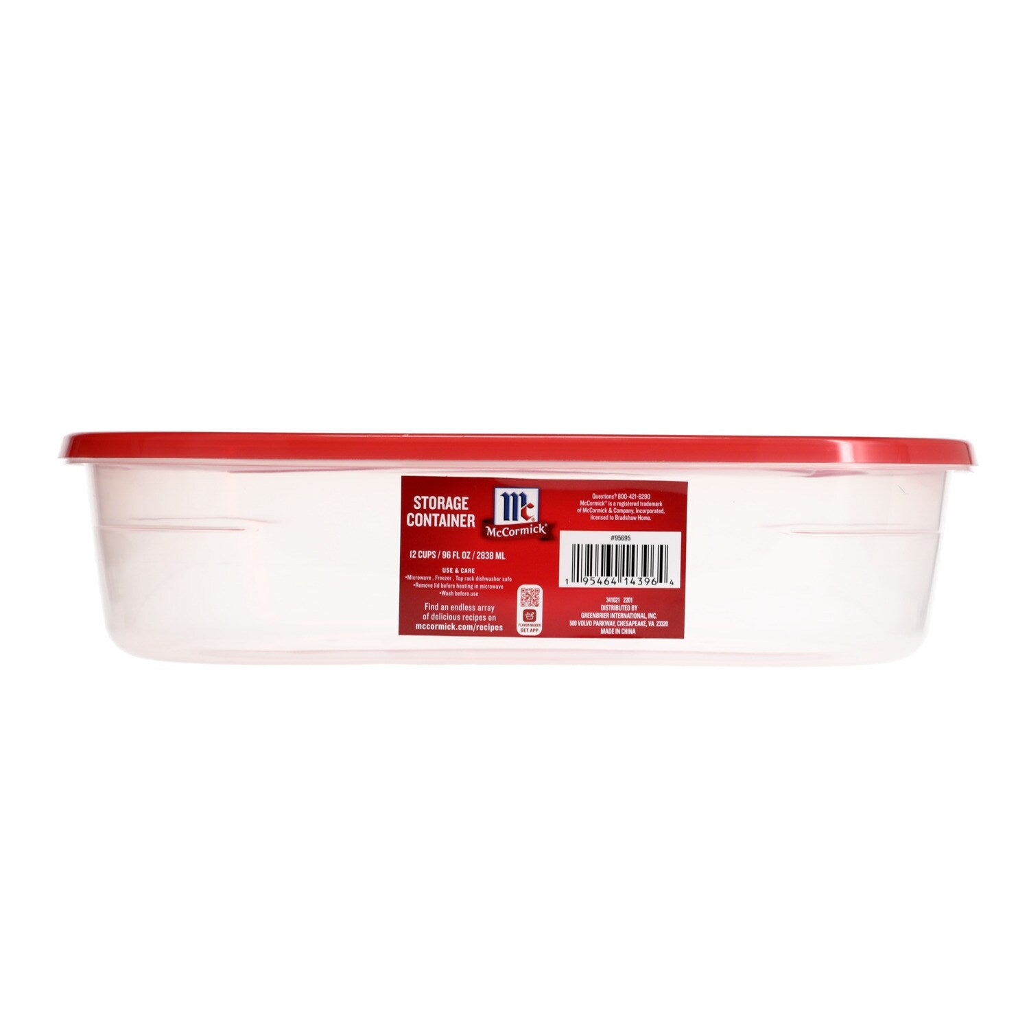 McCormick Rectangular 12 Cups Storage Containers (Pack of 24)