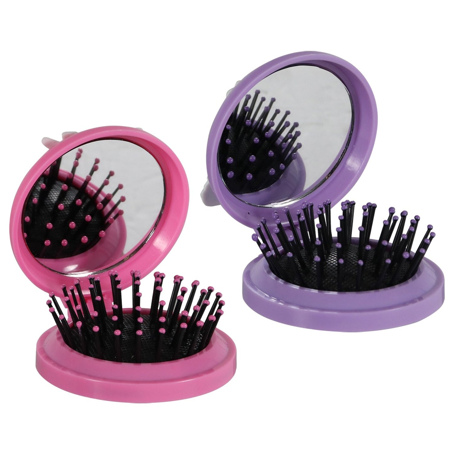 Round Whimsical Compact Mirrors with Magical Icons, 2.625x2.875-in. (Pack of 36)