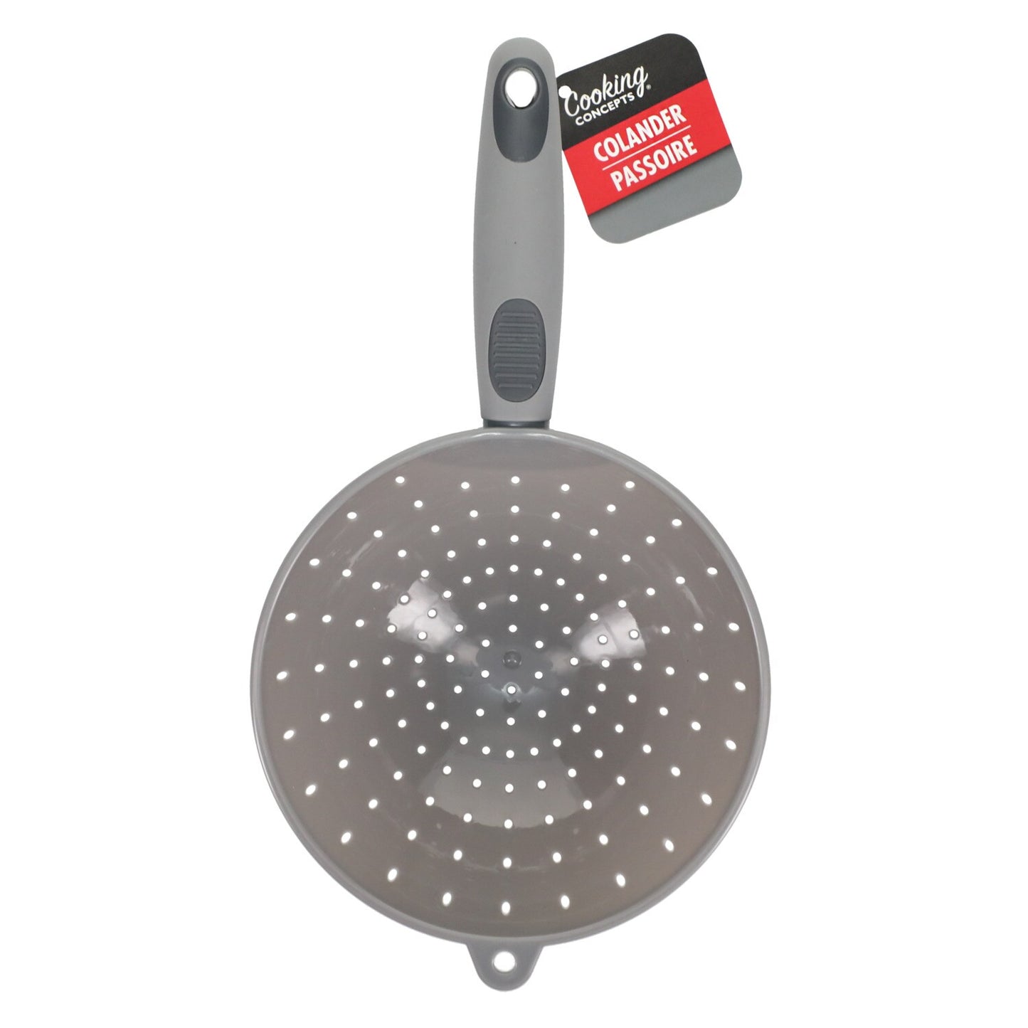 Cooking Concepts Plastic Colanders with Soft Handles, 12.75-in. (Pack of 24)