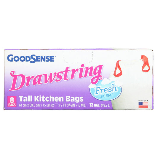 GoodSense 13-Gallon Fresh-Scent Tall Kitchen Trash Bags, 8-ct. Boxes (Pack of 24
