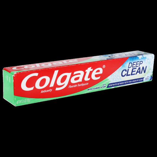 Colgate Deep Clean Gel Toothpaste with a Brisk Mint Flavor, 2.5 oz. (Pack of 12)