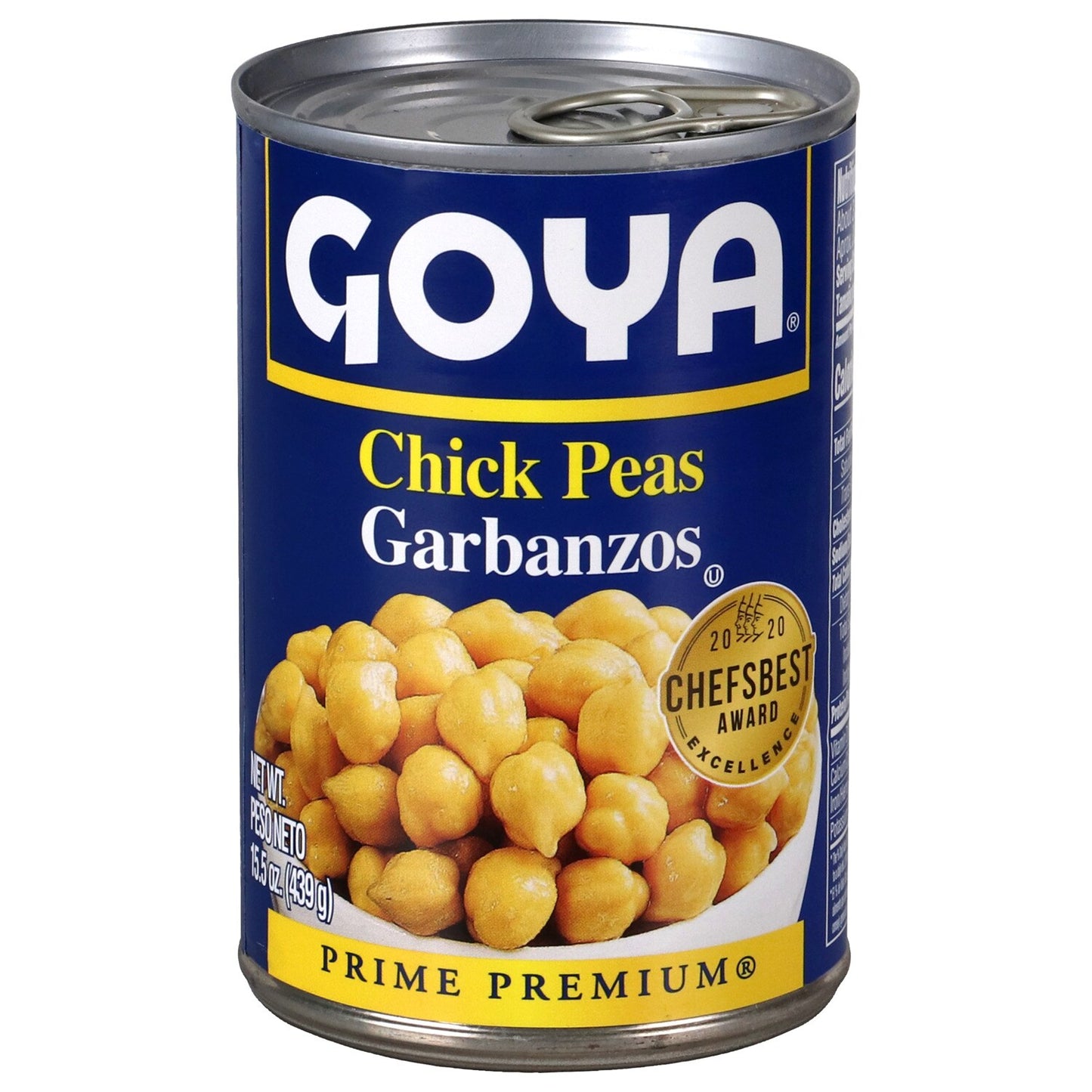 Goya Chick Peas, 15.5-oz. Cans (Pack of 24)