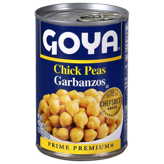 Goya Chick Peas, 15.5-oz. Cans (Pack of 24)