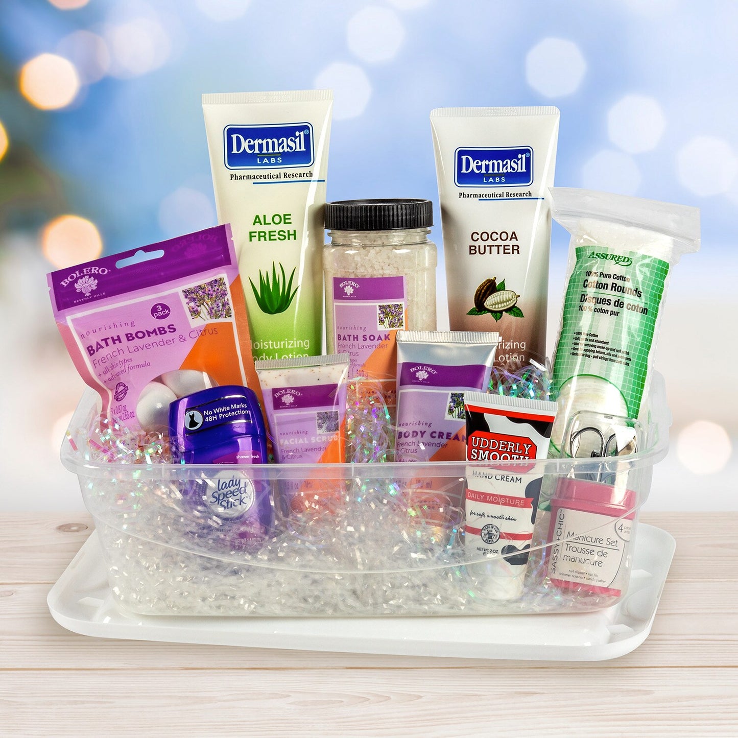 Essentials Plastic Storage Boxes with Lids (Pack of 4)