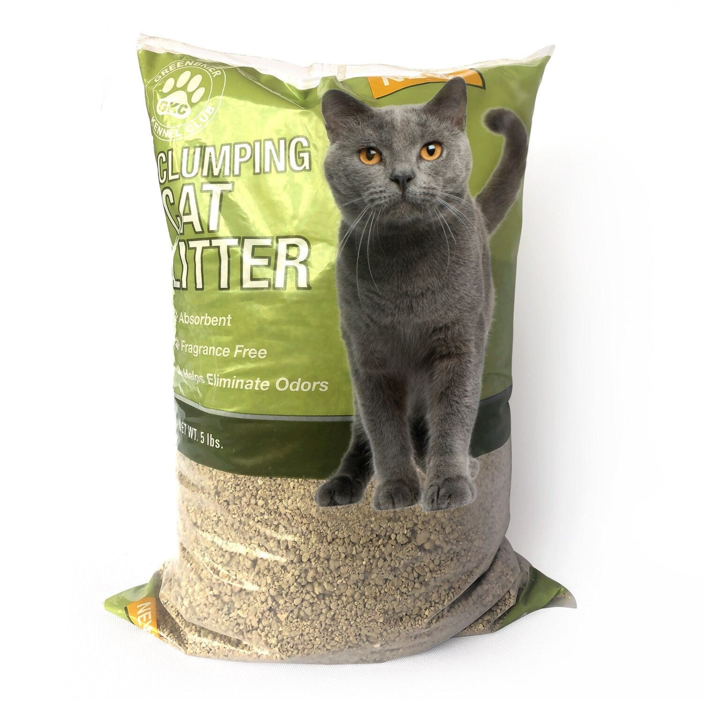 Greenbrier Kennel Club Clumping Cat Litter, 5-lb. Bags (Pack of 8)