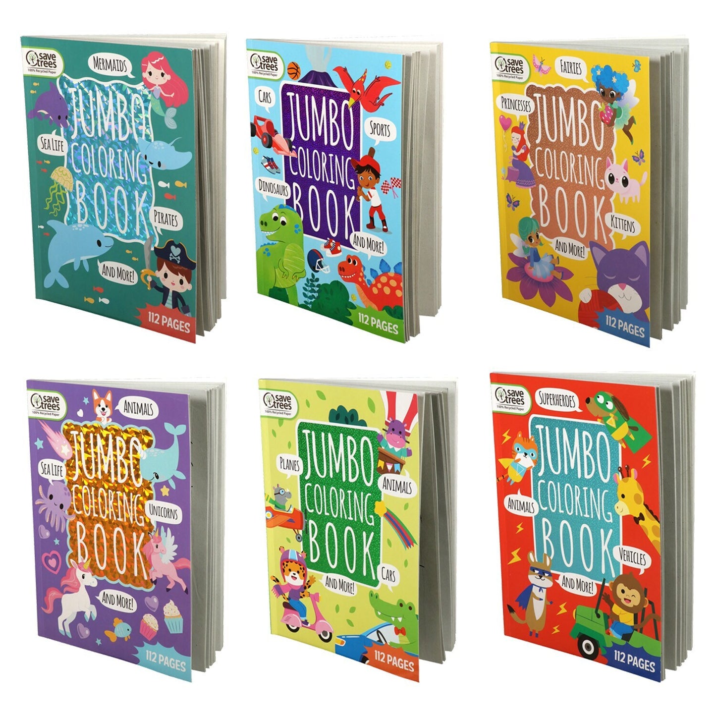 Kids Laser Coloring Books, 112 Pages (Pack of 24)