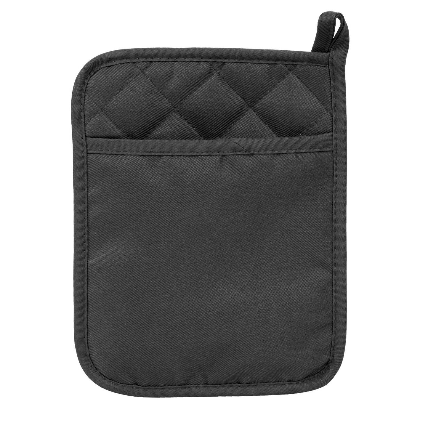 Home Collection Gray Polyester/Rubber Oven Mitts, 9x7 in. (Pack of 4)