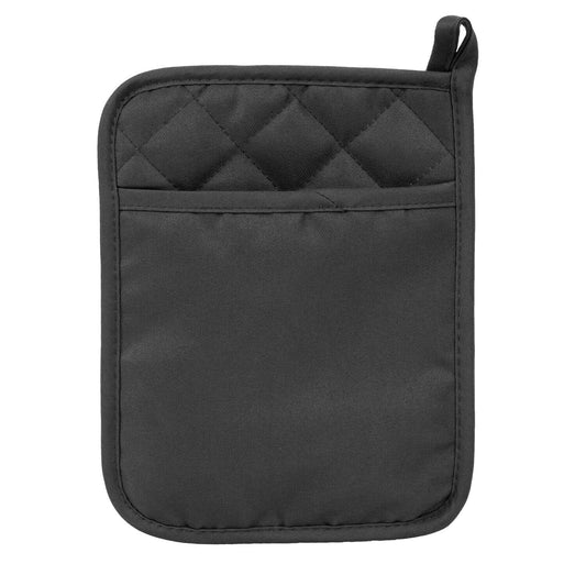 Home Collection Gray Polyester/Rubber Oven Mitts, 9x7 in. (Pack of 4)