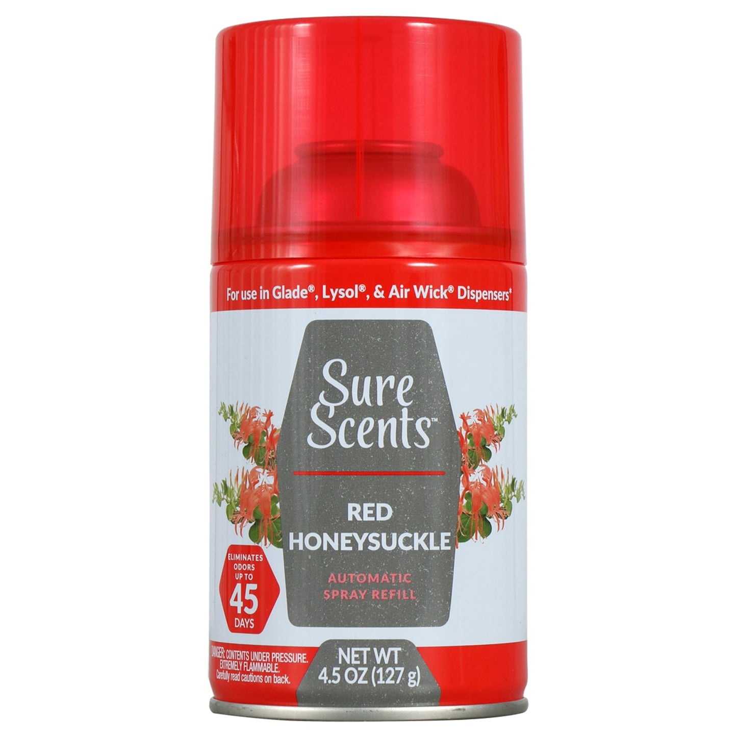 Sure Scents Red Honeysuckle Auto Air Freshener Refills, 4.5 oz. (Pack of 12)