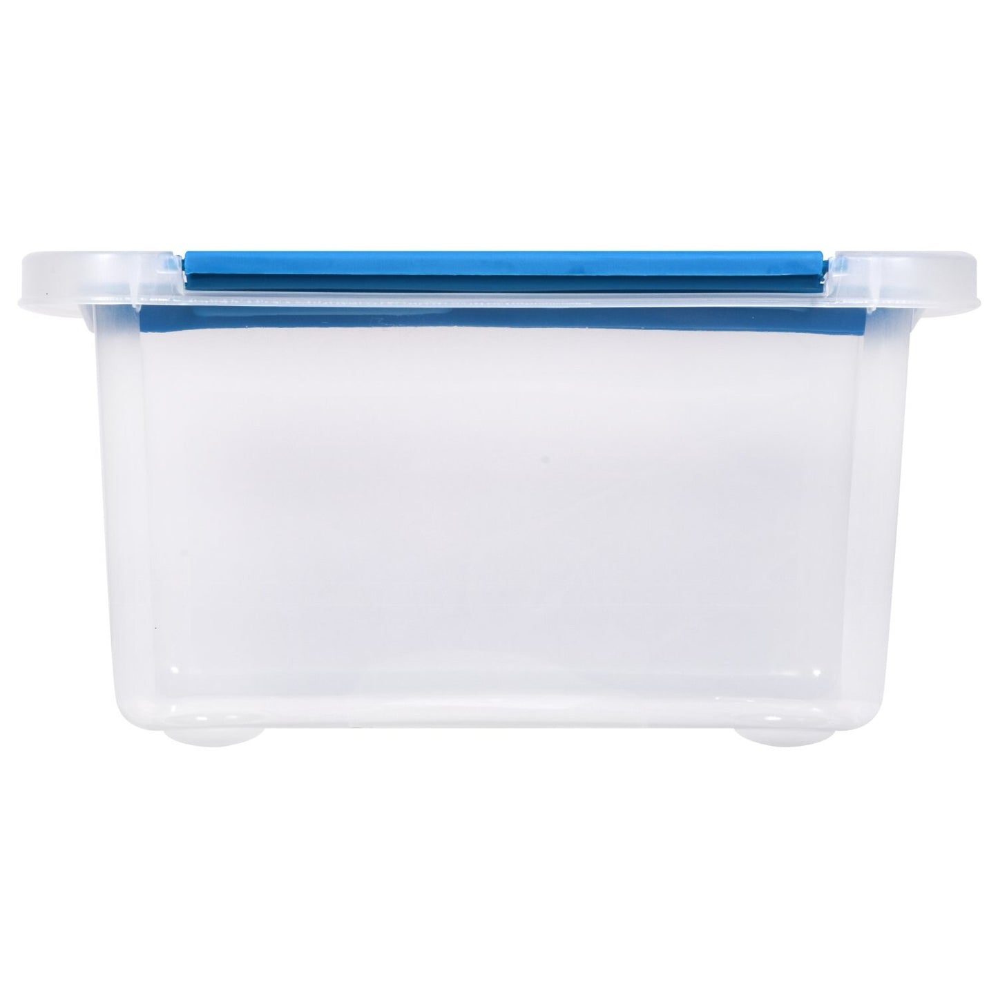 Clear Plastic Storage Boxes with Split-Hinged Lids, 9x6x4 in. (Pack of 24)