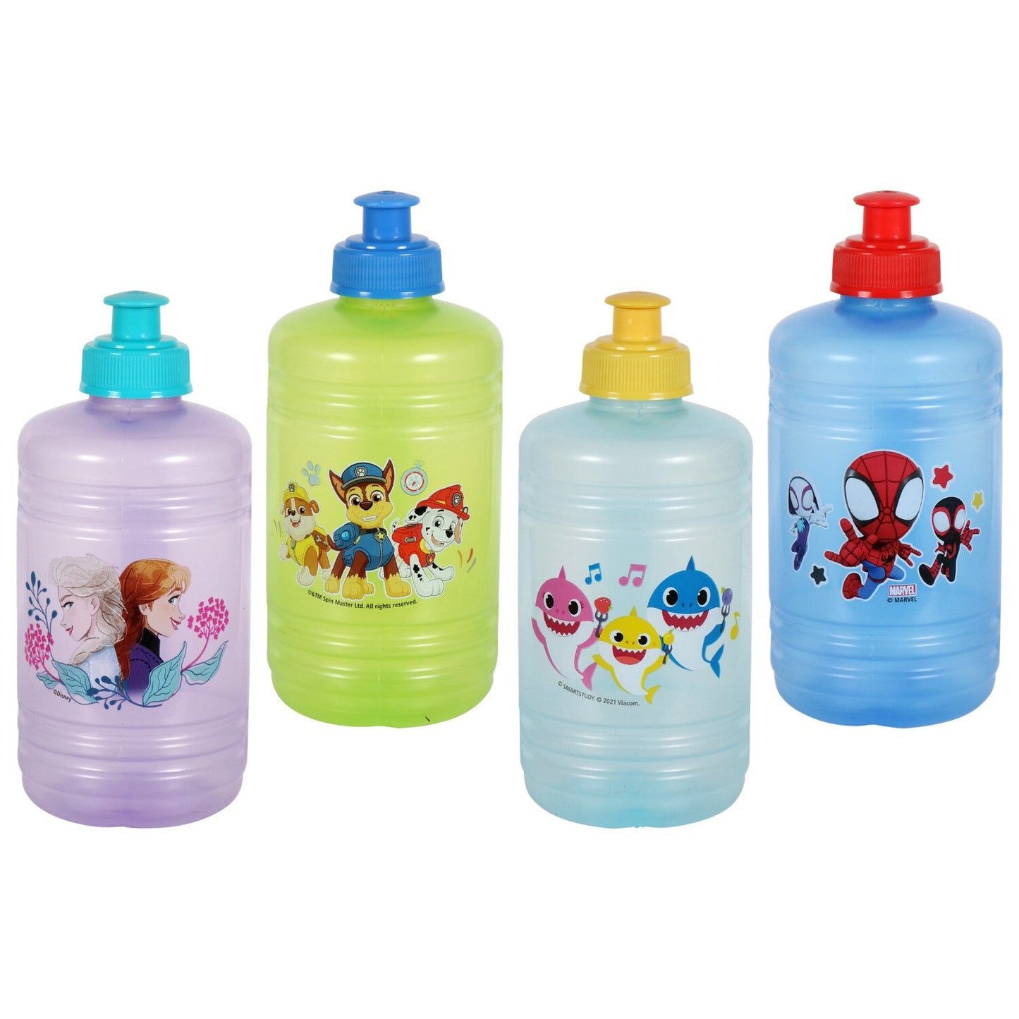 Licensed Character Plastic Jugs with Pull-Top Spouts, 16 oz. (Pack of 24)