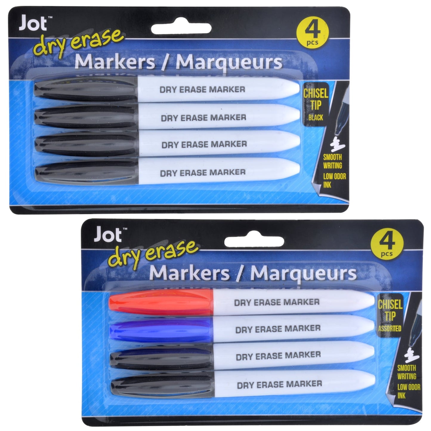 Jot Dry-Erase Markers, 4-ct. Packs (Pack of 24)