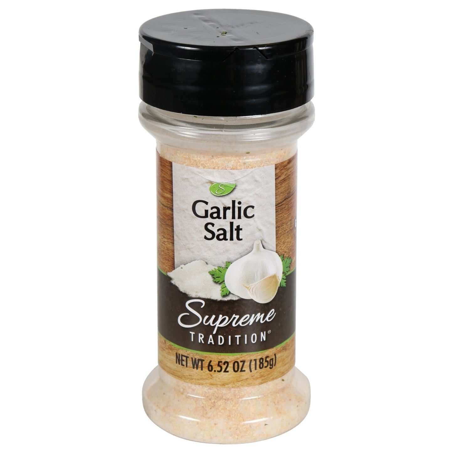 Supreme Tradition Garlic Salt, 6.52-oz. Bottles (Pack of 12)
